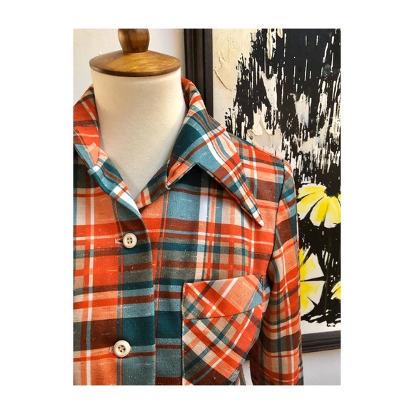 Vintage Tops - Raddest vintage plaid button down